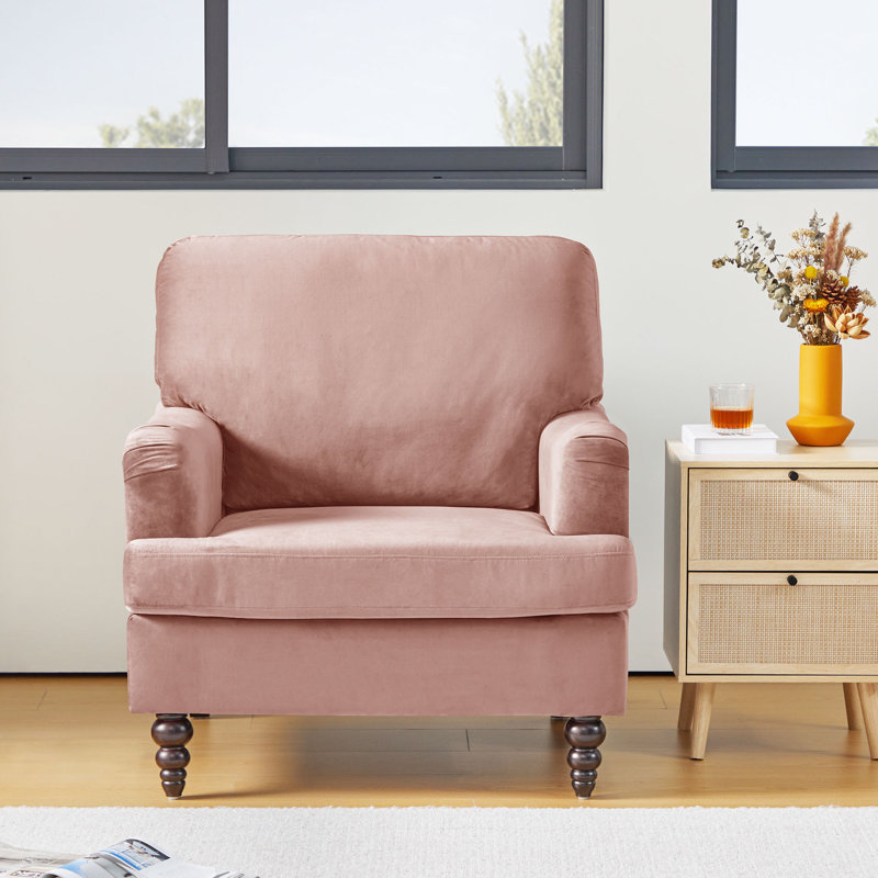 Alcott Hill® 33.46'' Wide Velvet Armchair Wayfair